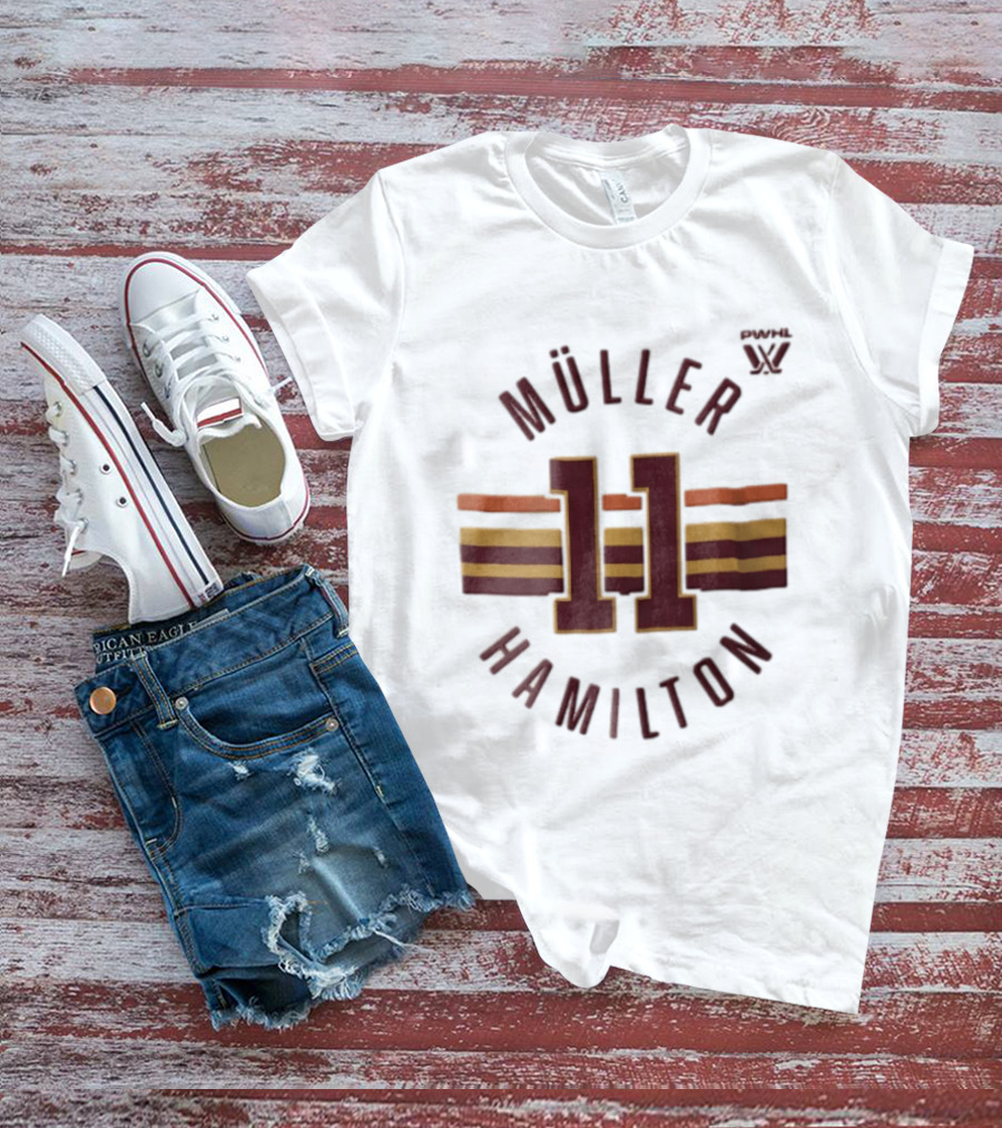 Müller Hamilton 11 Stripes PWHL T-Shirt