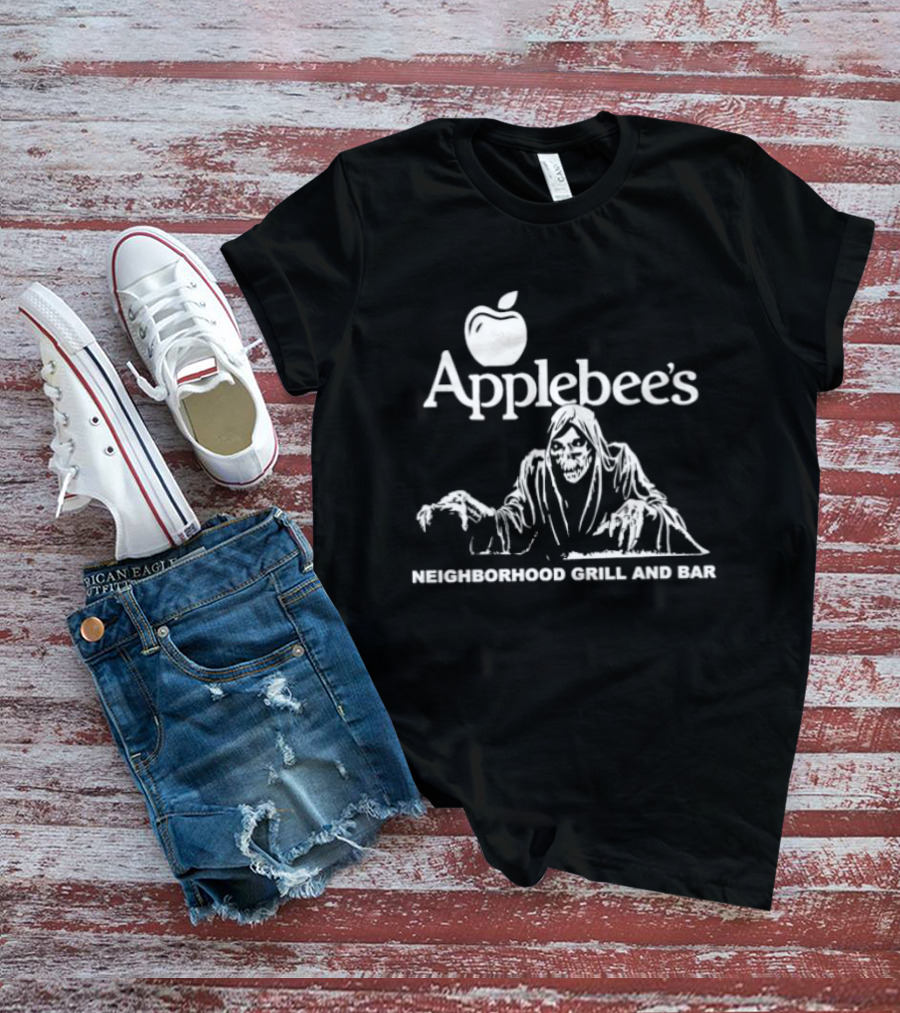 Applebee's Neighborhood Grill And Bar Grim Reaper T-Shirt