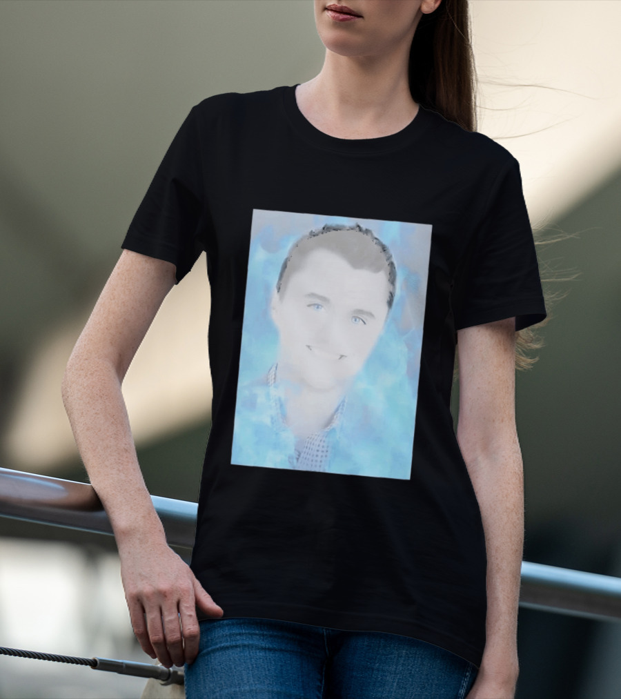 Charlie Kirk Turning Point USA Conservative Blue Aura T-Shirt