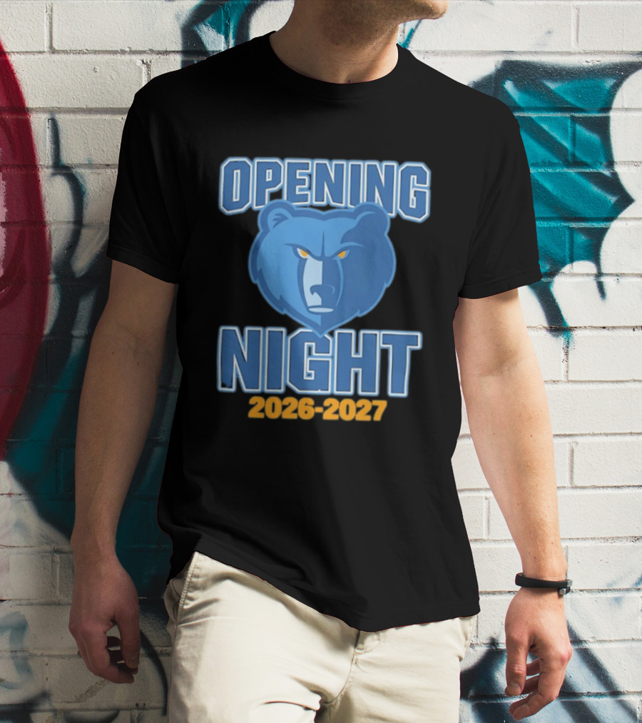 Opening Night 2026 2027 Memphis Grizzlies T-Shirt