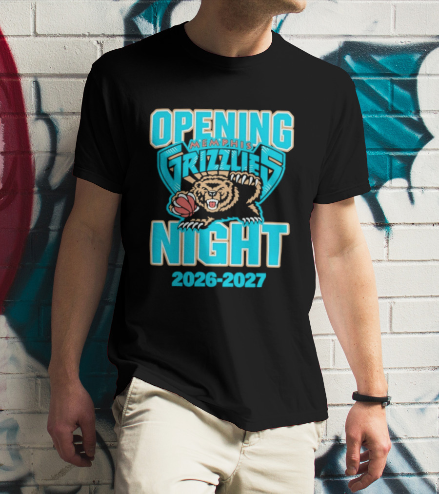 NBA Opening Night 2026 2027 Memphis Grizzlies T-Shirt