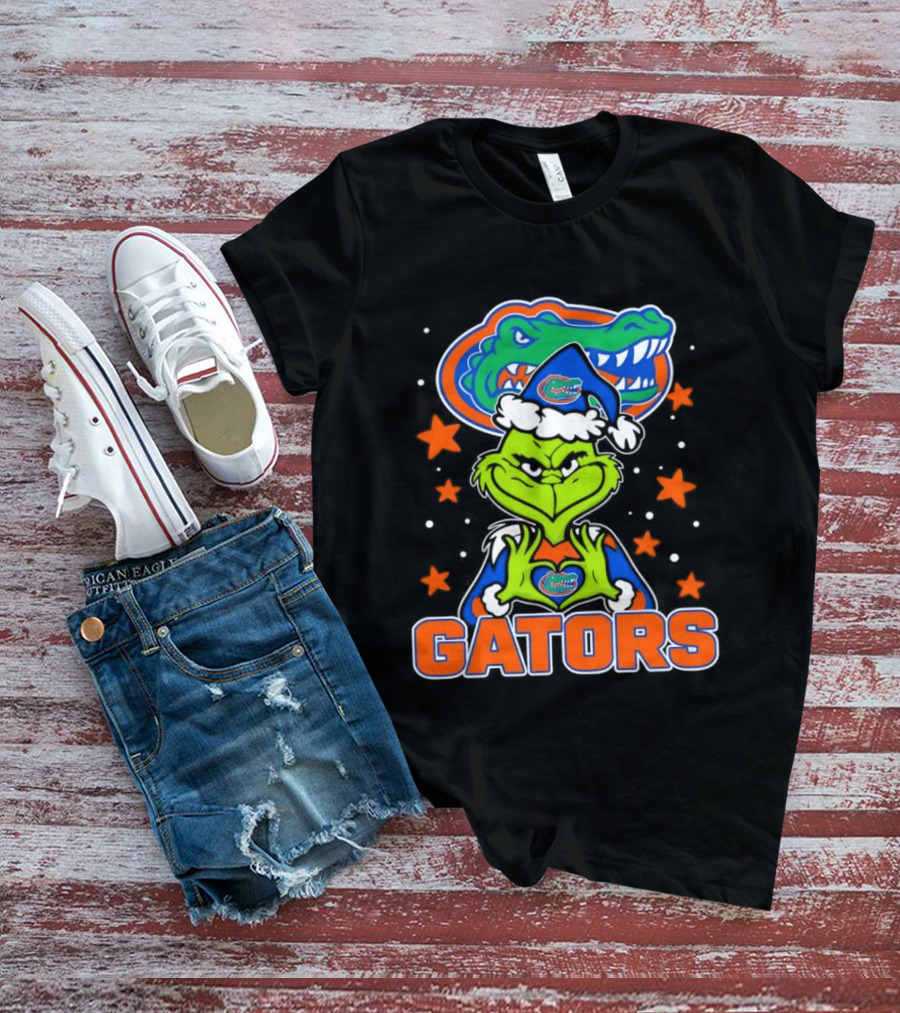 Florida Gators Grinch Christmas College Football Fan T-Shirt