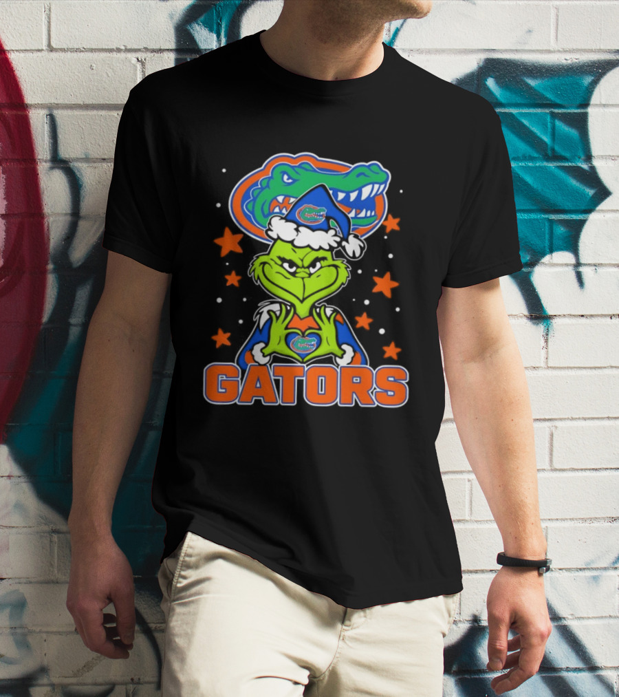 Florida Gators Grinch Christmas College Football Fan T-Shirt