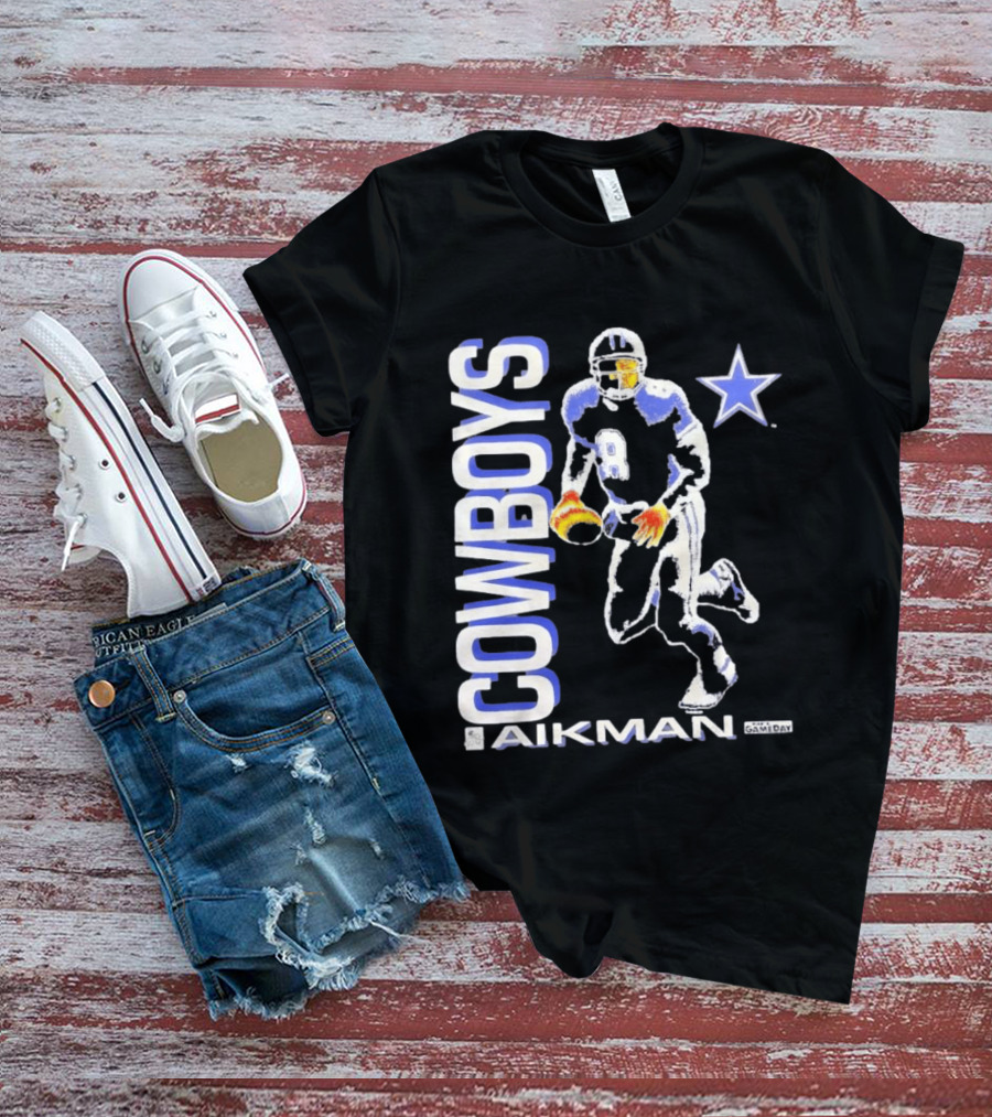 Cowboys Aikman 8 Dallas Star Gameday T-Shirt