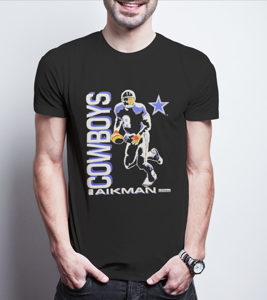 Cowboys Aikman 8 Dallas Star Gameday T-Shirt