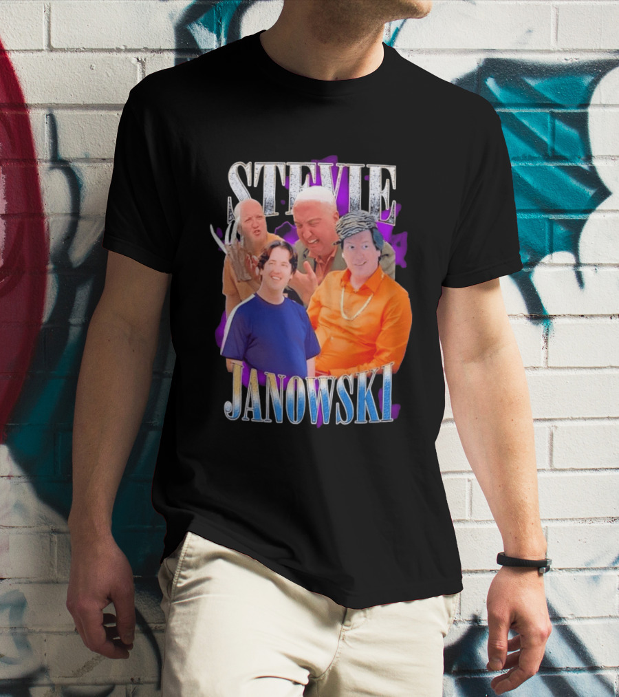 Stevie Janowski Comedy Collage Bootleg T-Shirt