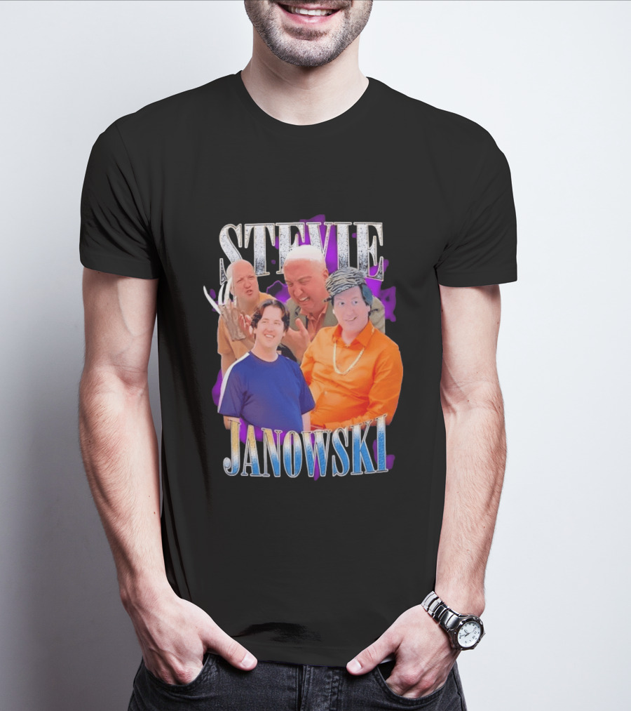 Stevie Janowski Comedy Collage Bootleg T-Shirt