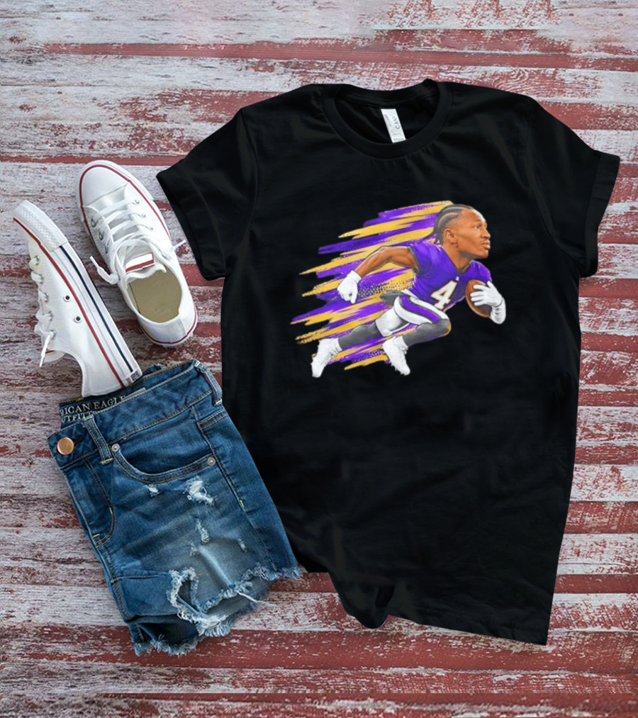 Baltimore Ravens Zay Flowers Run 4 Run NFL Cartoon T-Shirt