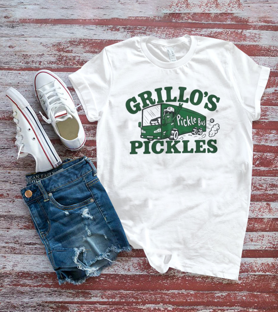 Basement Grillo's Pickles Pickle Bus T-Shirt