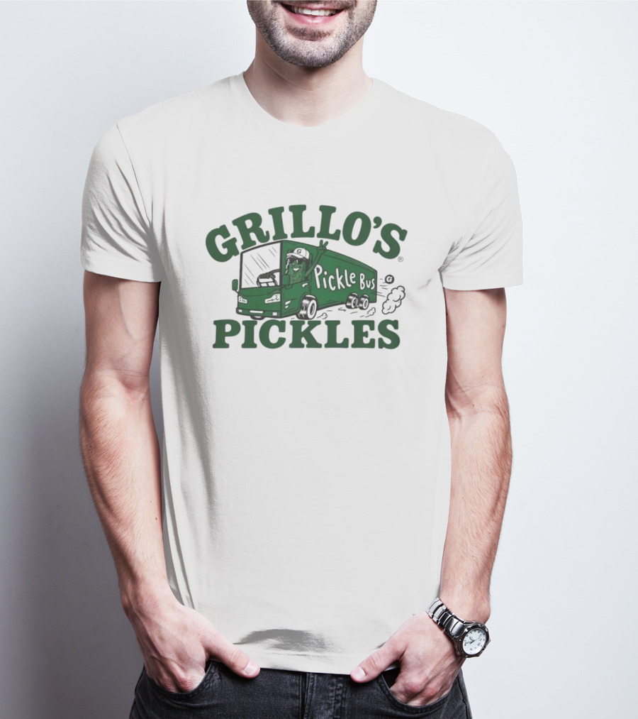 Basement Grillo's Pickles Pickle Bus T-Shirt