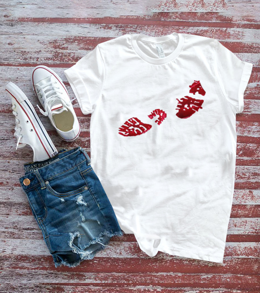 Night Lovell Bloodprints Dark Aesthetic T-Shirt