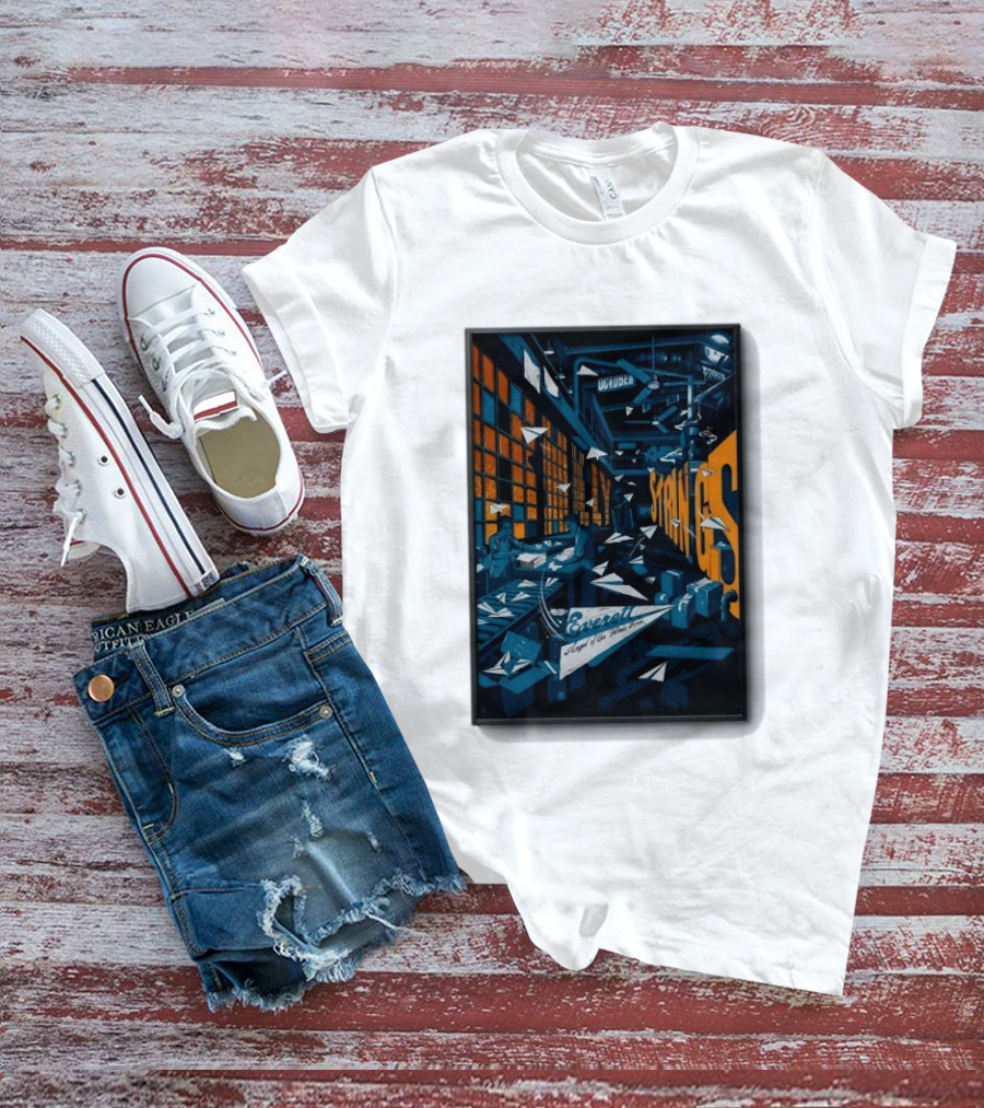 Billy Strings Everett WA Tour October 9 10 2026 Angel Of The Winds Arena T-Shirt