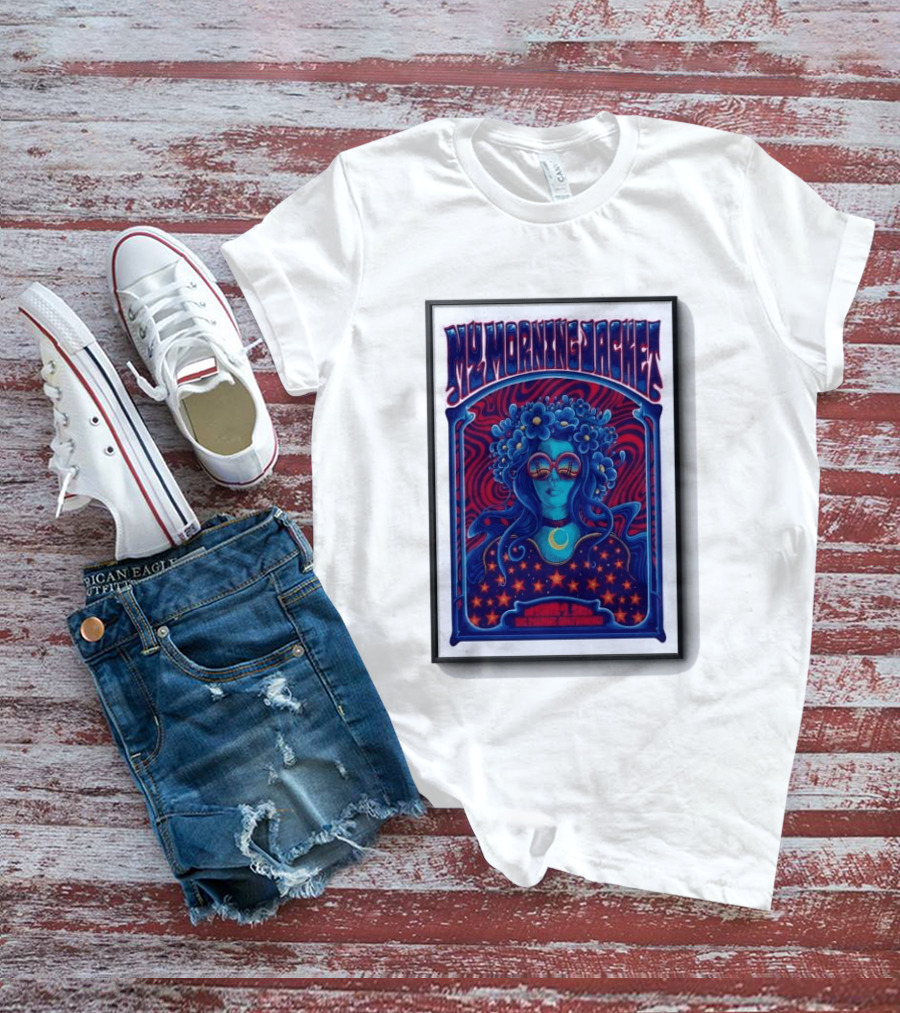 My Morning Jacket San Francisco October 9 2026 Psychedelic Floral Woman T-Shirt