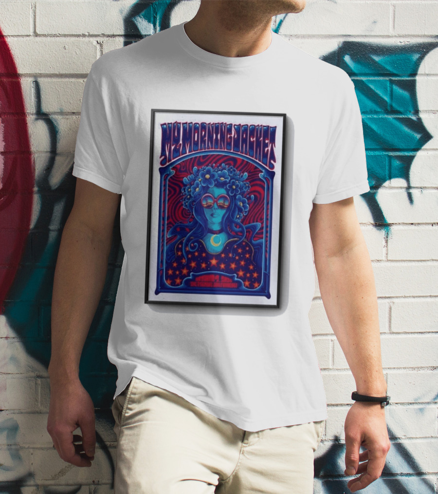 My Morning Jacket San Francisco October 9 2026 Psychedelic Floral Woman T-Shirt