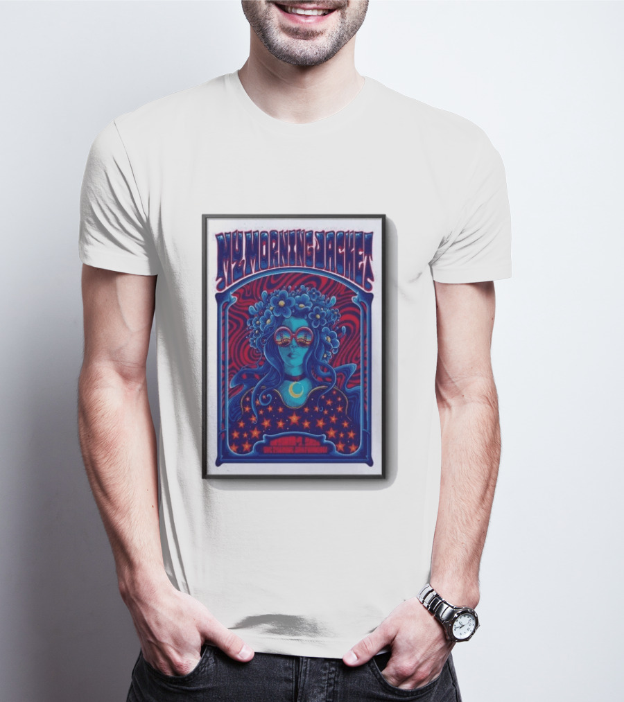 My Morning Jacket San Francisco October 9 2026 Psychedelic Floral Woman T-Shirt