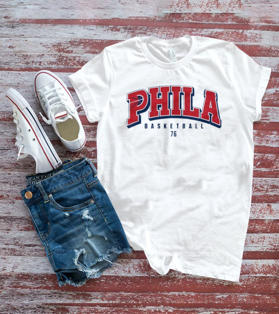 PHILA Basketball 76ers Retro Sports T-Shirt