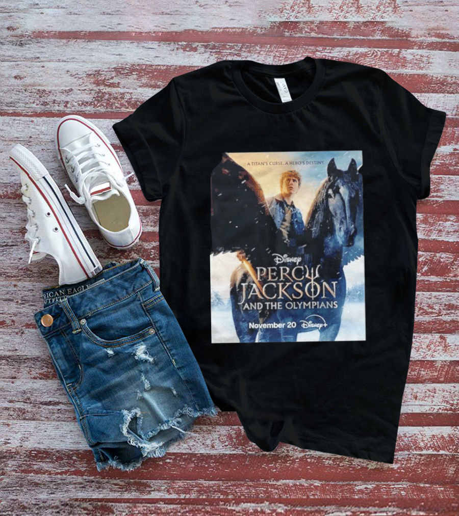 Percy Jackson And The Olympians A Titan's Curse A Hero's Destiny November 20 Disney+ T-Shirt