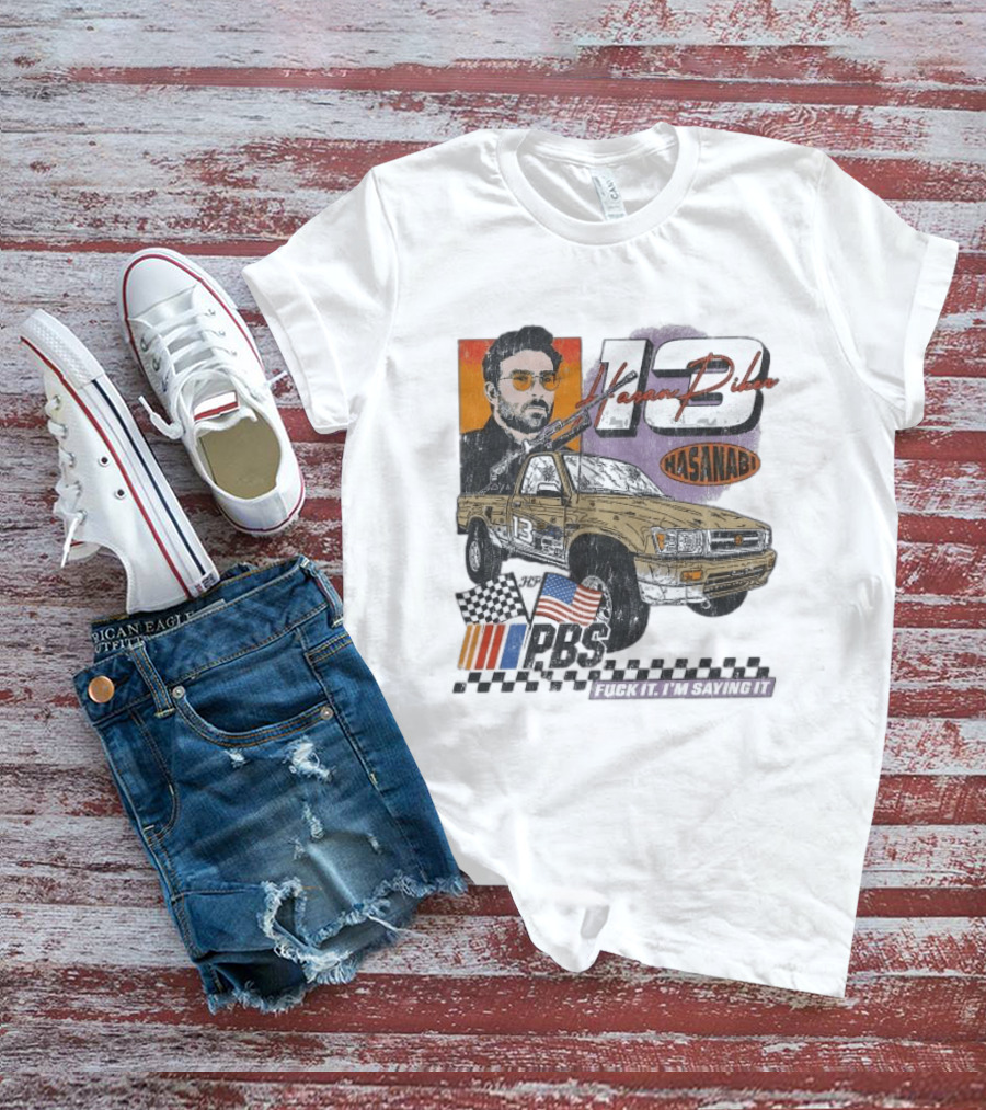 Hasan Piker Hasanabi 13 Racing Car Checkered Flag PRS USA Flag Comrade T-Shirt