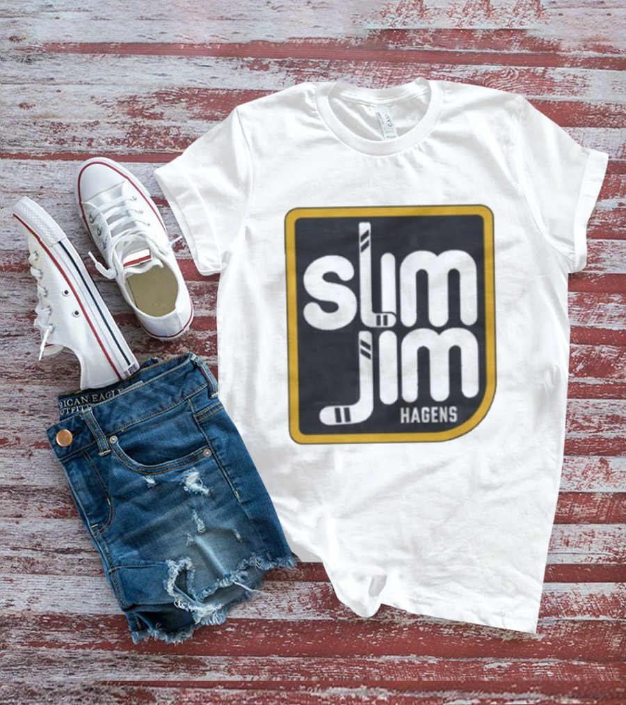 Hagens Slim Jim Hockey Stick Visual T-Shirt