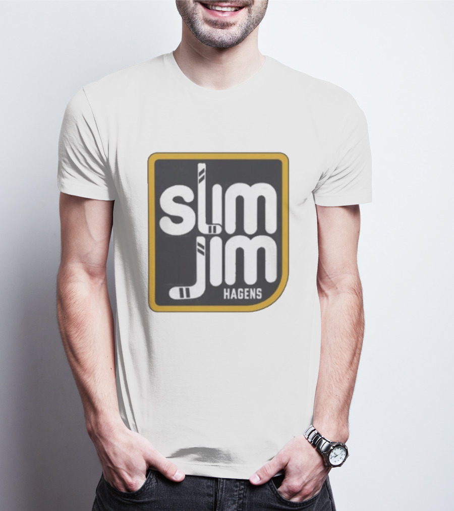 Hagens Slim Jim Hockey Stick Visual T-Shirt