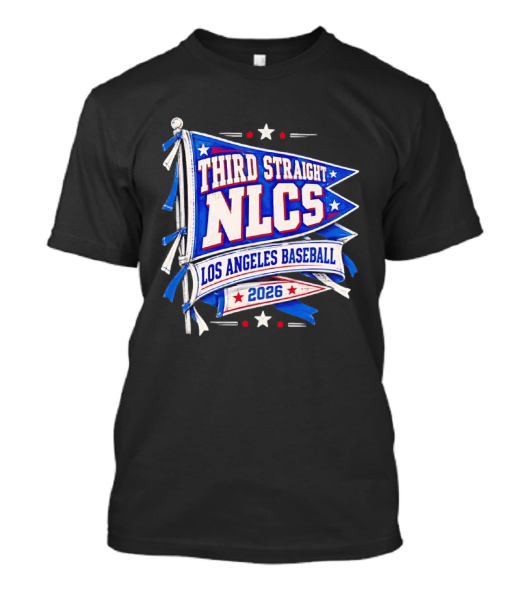 Third Straight NLCS Los Angeles Baseball 2026 Flag T-Shirt