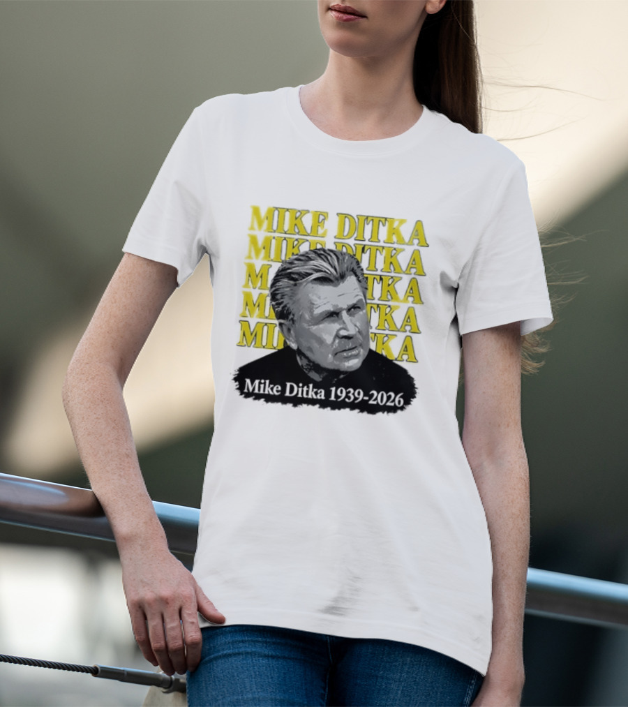 Mike Ditka Da Coach Chicago Bears 1939 2023 In Loving Memory T-Shirt