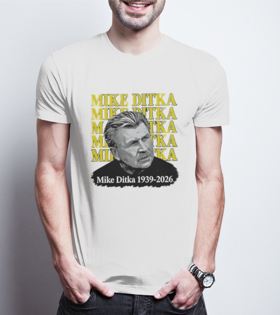 Mike Ditka Da Coach Chicago Bears 1939 2023 In Loving Memory T-Shirt