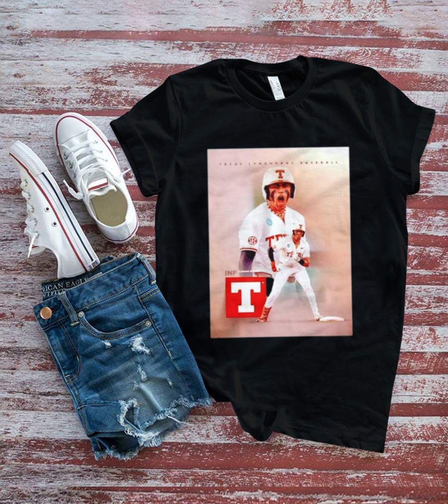Adrian Rodriguez INF Texas Longhorns Baseball Team T-Shirt