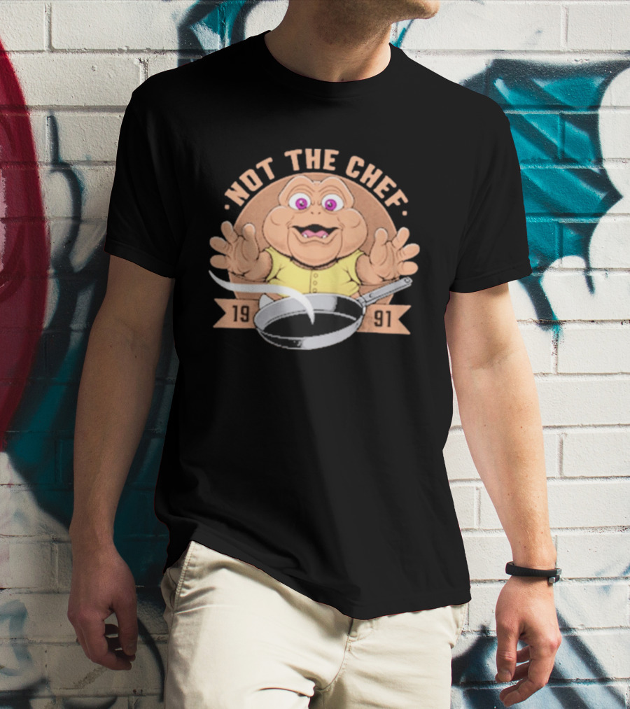Baby Sinclair Not The Chef 1991 Pan Iconic TV Character Nostalgia T-Shirt