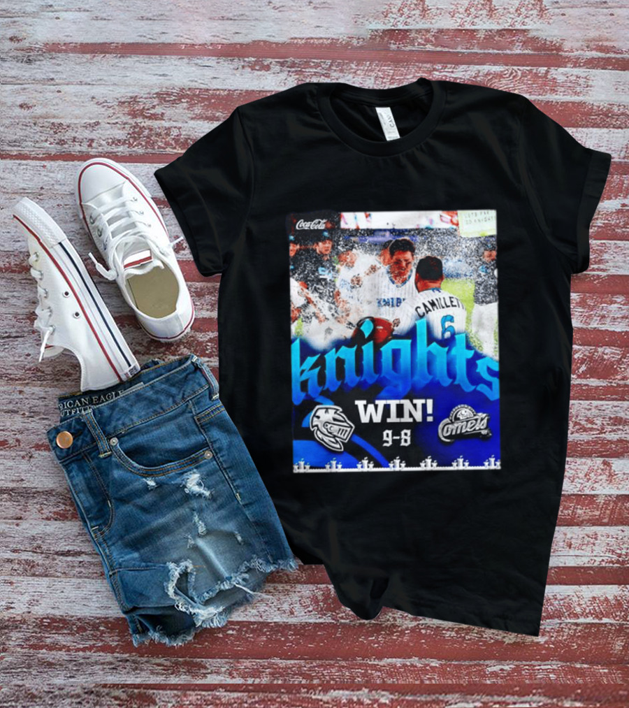 Knights Win 9 8 Against Comets Baseball Celebration T-Shirt