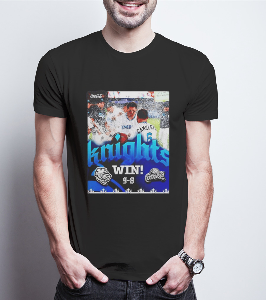 Knights Win 9 8 Against Comets Baseball Celebration T-Shirt