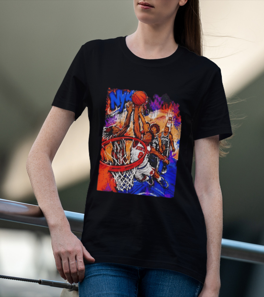 OG Anunoby New York Knicks NYK Basketball Art NBA T-Shirt