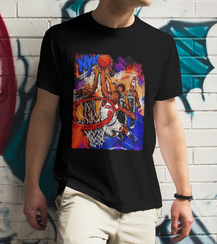 OG Anunoby New York Knicks NYK Basketball Art NBA T-Shirt