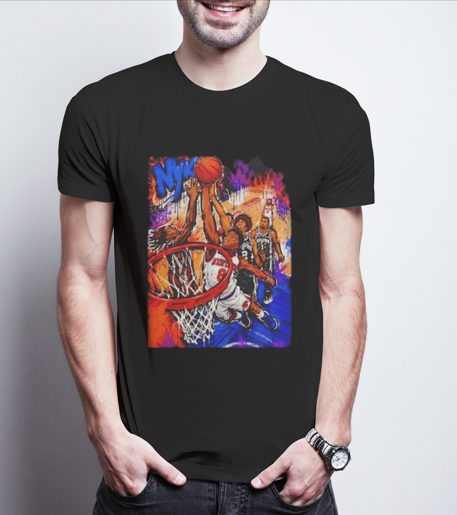 OG Anunoby New York Knicks NYK Basketball Art NBA T-Shirt