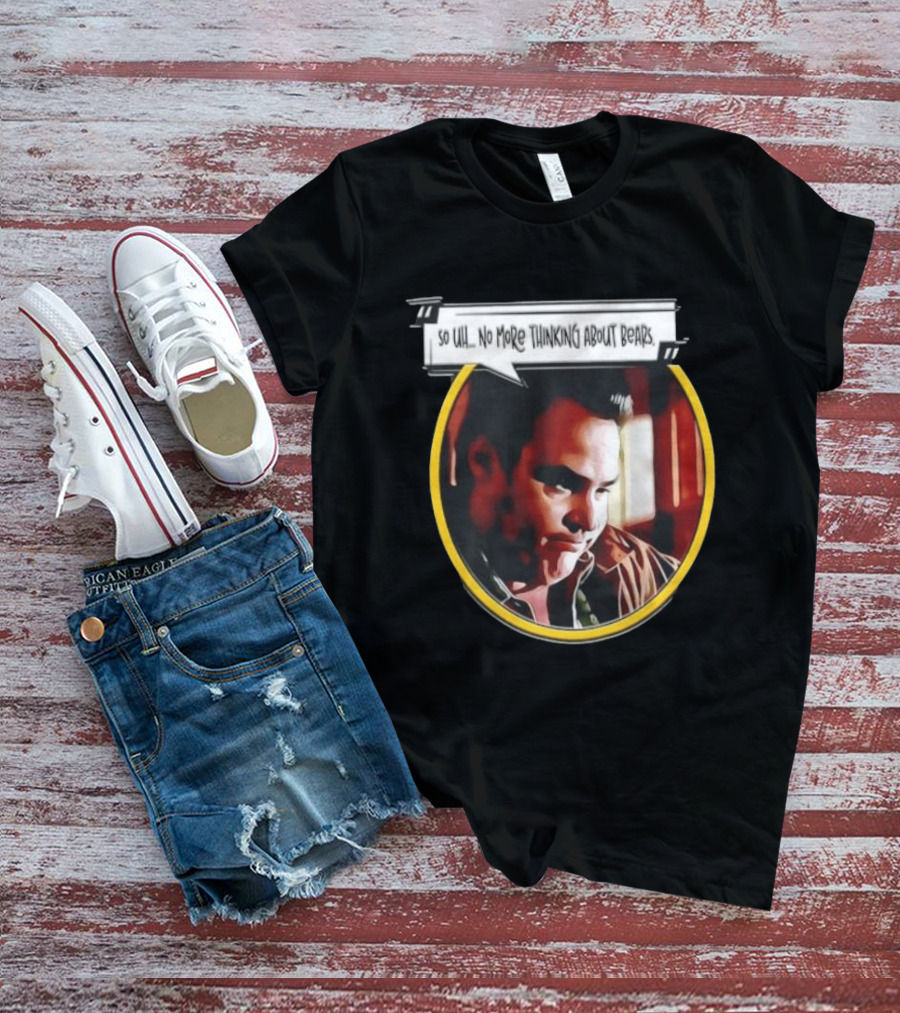 Tony Soprano The Sopranos No More Thinking About Bears HBO Television T-Shirt