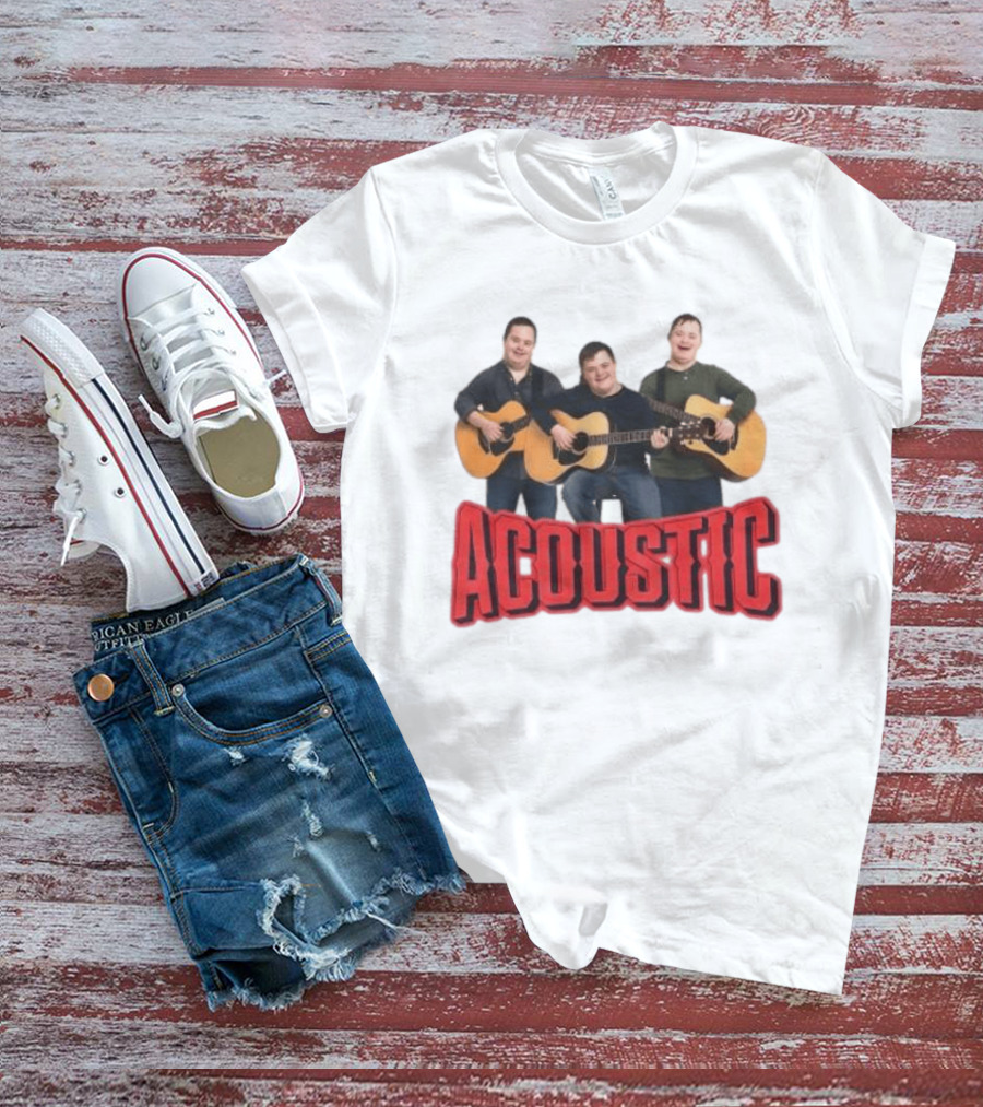 Acoustic Play Guitar Meme Trio T-Shirt
