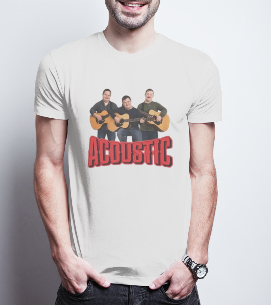 Acoustic Play Guitar Meme Trio T-Shirt
