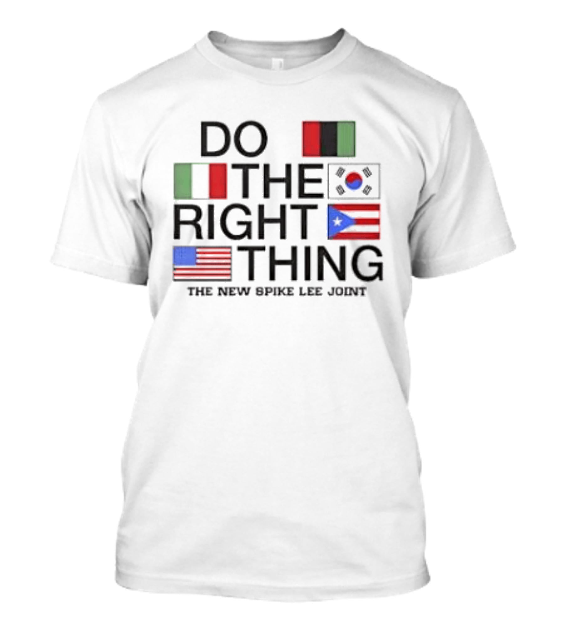 Do The Right Thing Movie Flag Symbols Spike Lee Joint T-Shirt