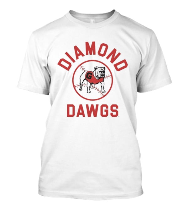 Georgia Bulldogs Diamond Dawgs Baseball Team Bulldogs G T-Shirt