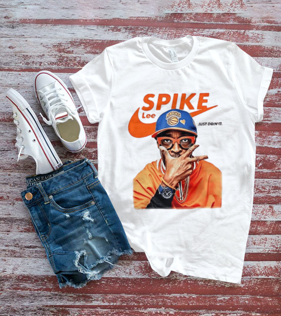 Spike Lee Knicks New York JUST DOIN IT T-Shirt