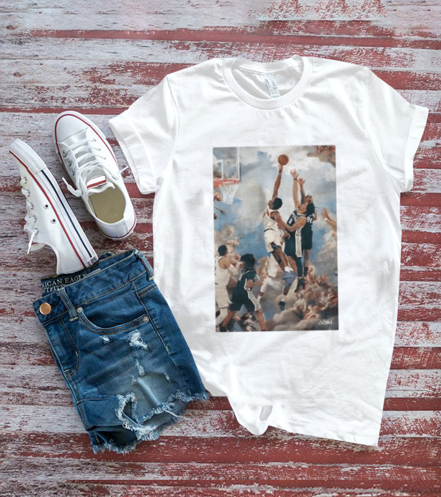 OG Anunoby Slam Dunk Basketball Masterpiece With Cloud T-Shirt