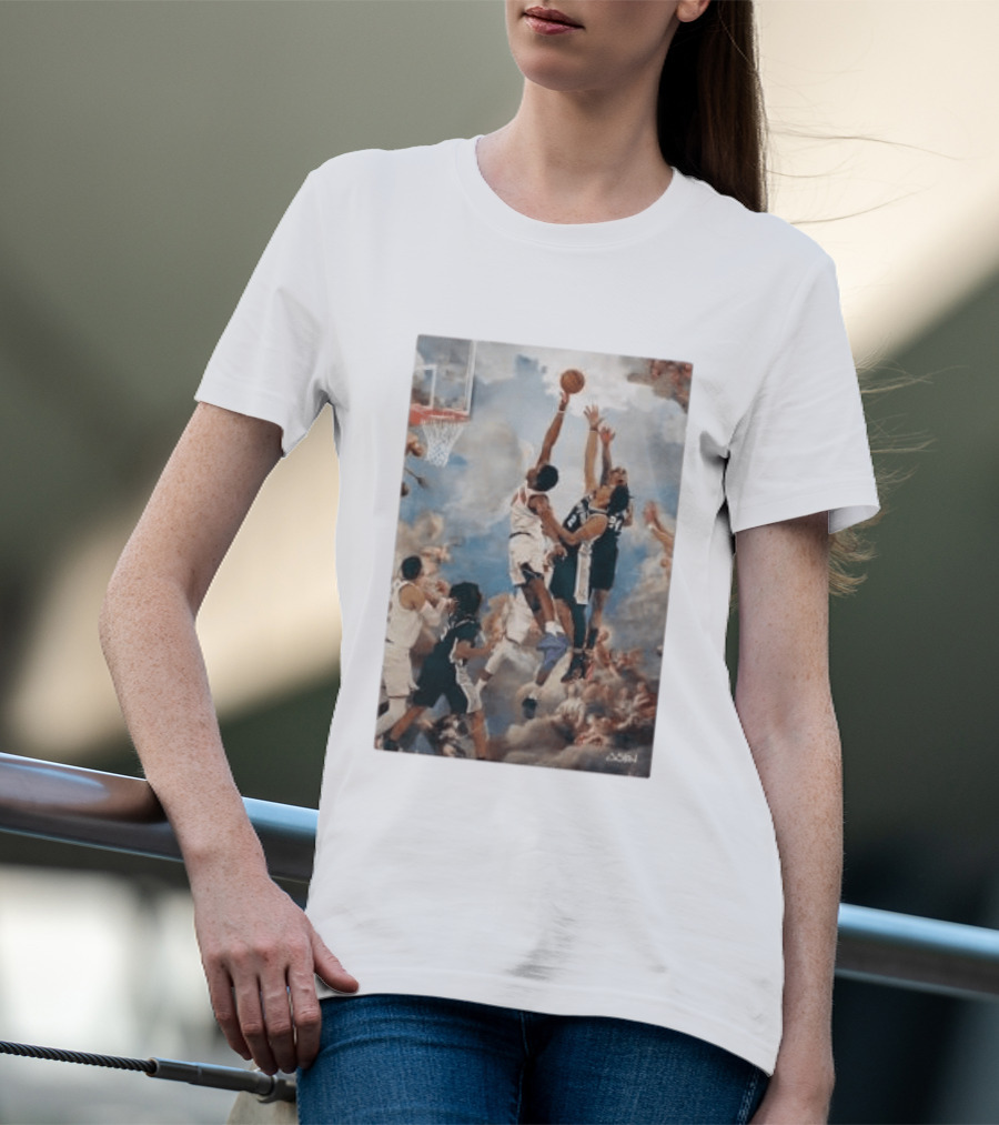 OG Anunoby Slam Dunk Basketball Masterpiece With Cloud T-Shirt
