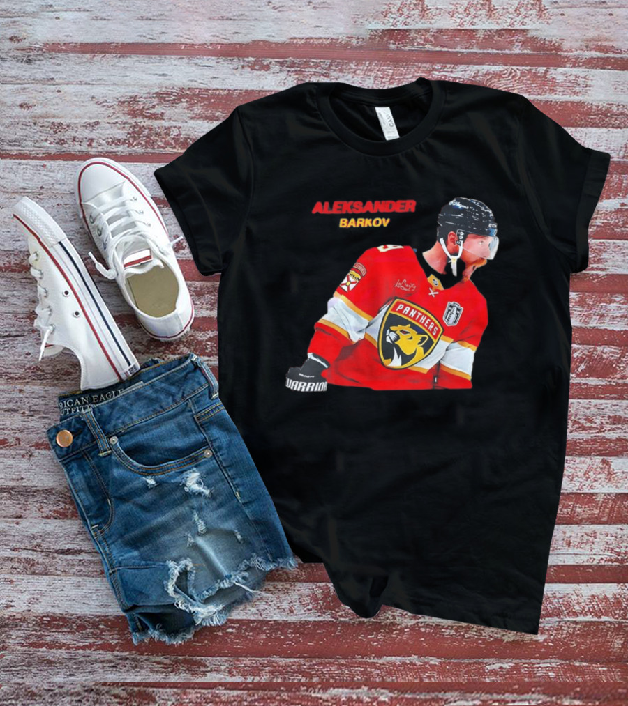 Aleksander Barkov Number 16 Florida Panthers Red Hockey Jersey T-Shirt