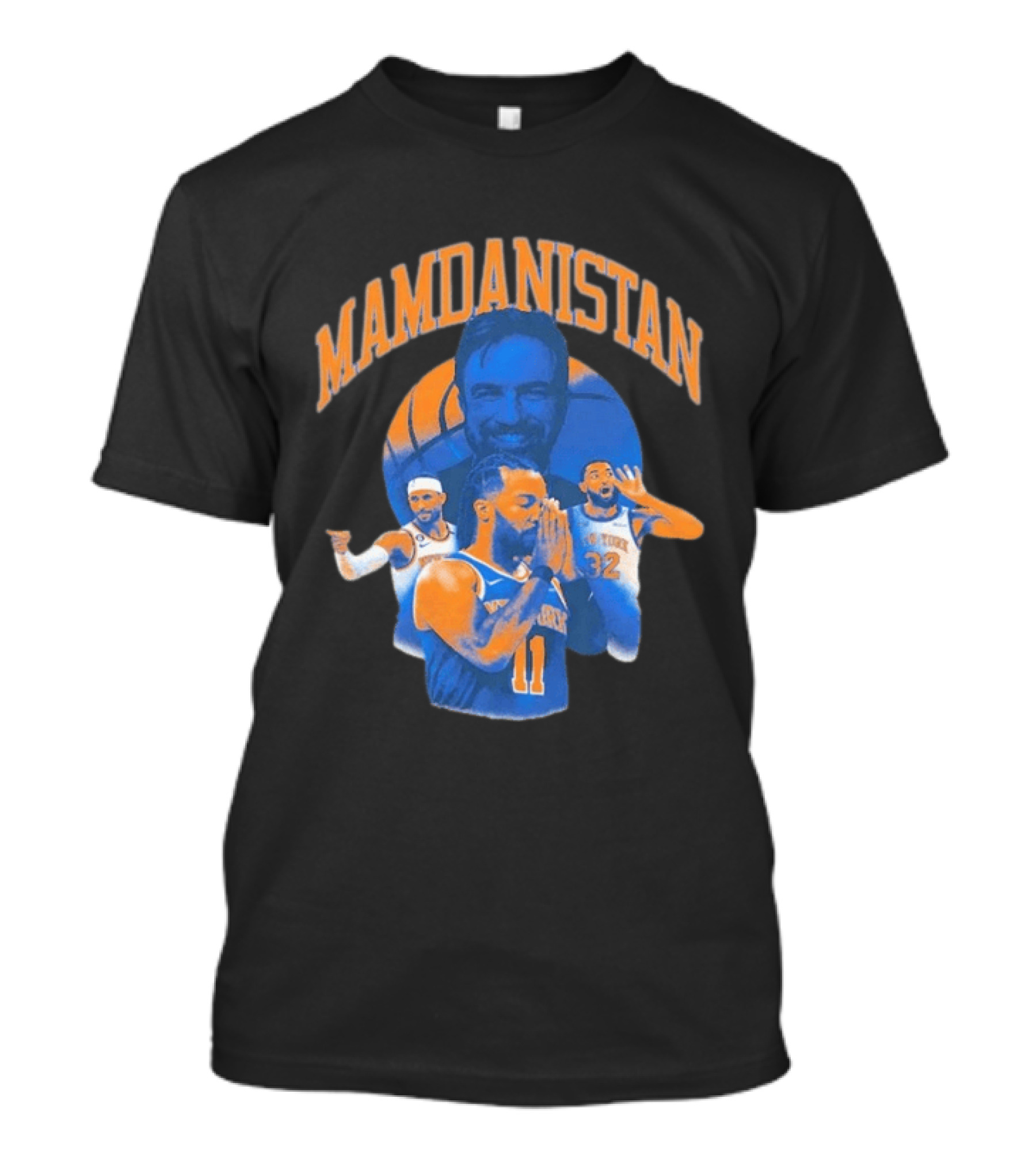 MAMDANISTAN Jalen Brunson New York Knicks Basketball Fan T-Shirt