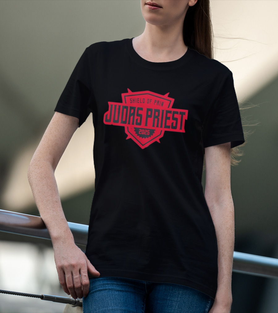 Judas Priest Shield Of Pain 2025 Tour Dates Zip T-Shirt