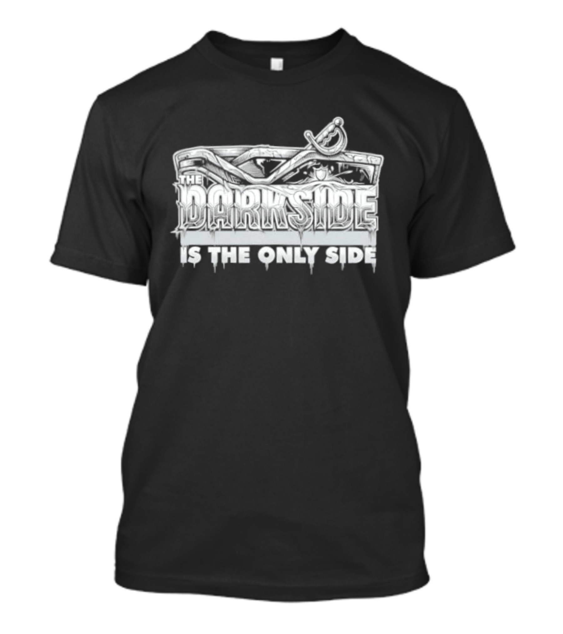 Las Vegas Raiders The Darkside Is The Only Side Pirate Skull Swords T-Shirt