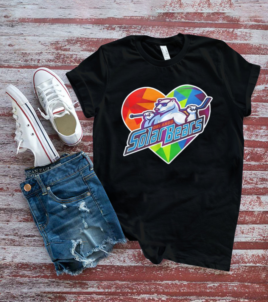 Orlando Solar Bears Pride Night 2026 Heart T-Shirt
