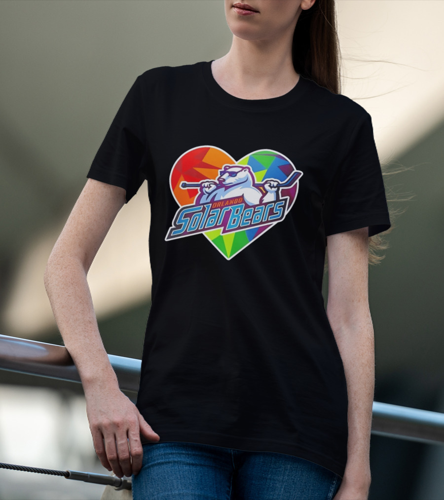 Orlando Solar Bears Pride Night 2026 Heart T-Shirt