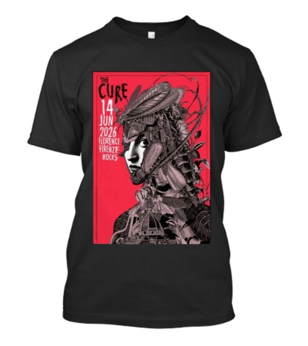 The Cure Florence Firenze Rocks June 14 2026 Festival T-Shirt