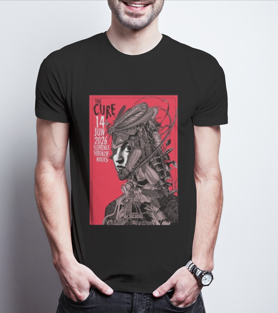 The Cure Florence Firenze Rocks June 14 2026 Festival T-Shirt